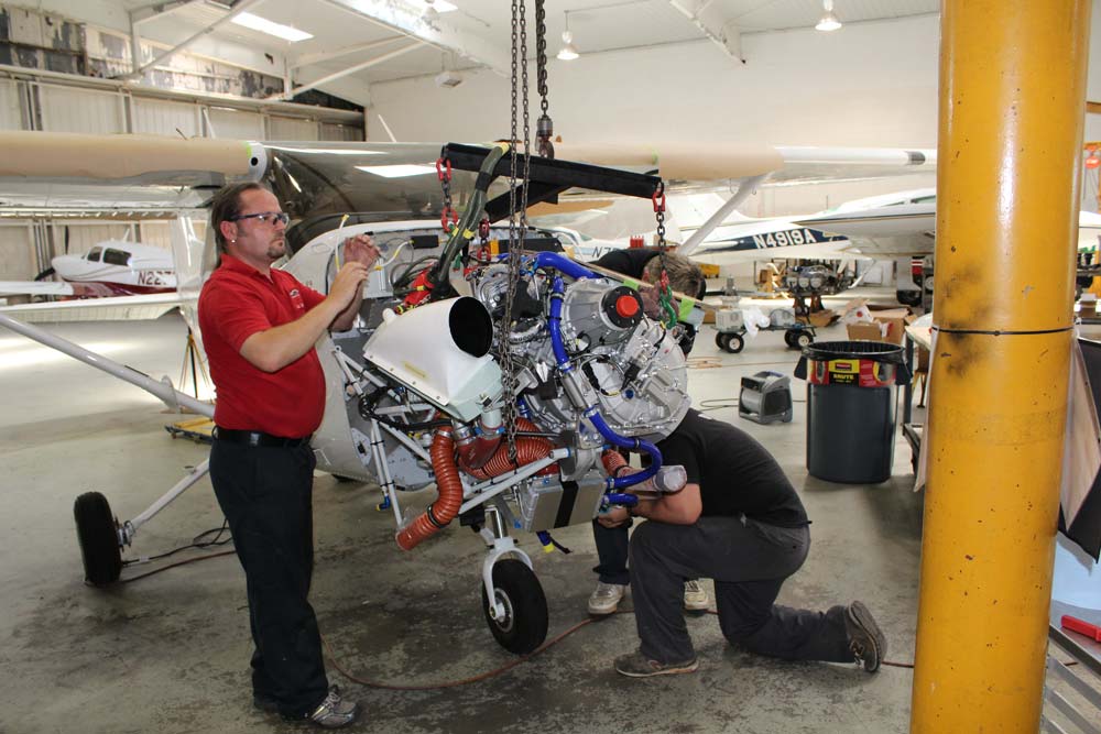 Continental Engine Installation Process 2